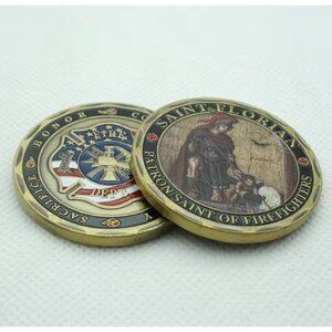 Saint Florian Firefighter Coin